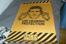 HACIENDA -FAC 51 PUBLIC NOTICE POSTER ORIG 90's JOY DIVISION NEW ORDER PUNK EX