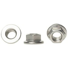 M3 M4 M5 M6 M8 M10 M12 A2 STAINLESS STEEL NON SERRATED FLANGED NUTS HEX FLANGE