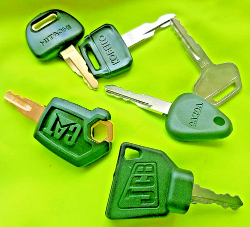 Genuine excavator key set - 7,