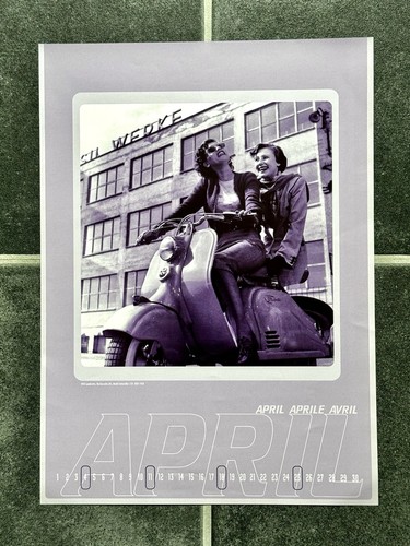 Vintage lambretta calendar - lambretta,