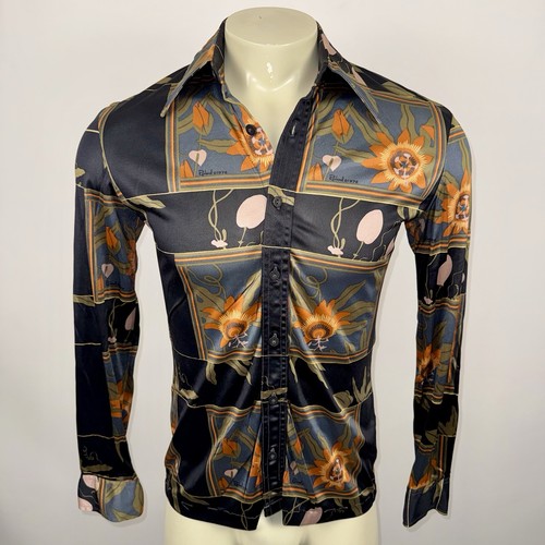 1970s roland disco shirt - roland, nylon
