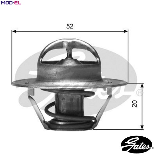 Thermostat coolant th00591g1 - thermostat,