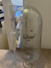 Vintage Fullwood Pyrex Milk Receiver Globe Dairy Parlour Glass Jar Milk Glass