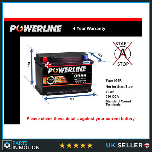 Battery fits kia optima - fits, 2.0