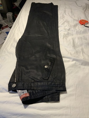 Versace mens black trousers - black,