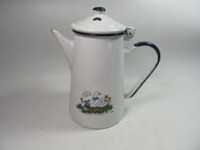 Vintage Enamel Coffee Pot