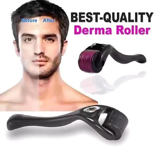 Derma skin roller - derma, titanium