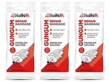 3 x Holts Gun Gum Silencer Repair Bandage Exhaust Band
