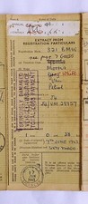 Morris J4 Van log book RF60  1963 - Reg No. 321 BMW