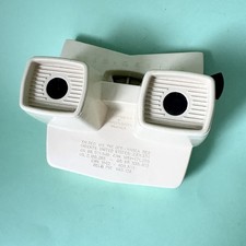 Vintage Cream Bakelite Viewmaster Model E View Master Boxed Rare Colour