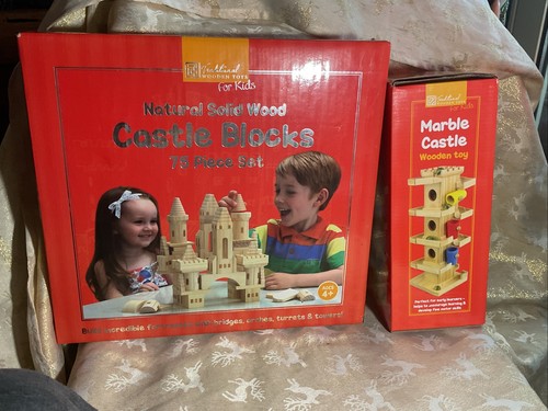 Wooden castle blocks and - blocks,