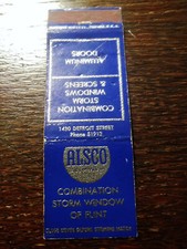 Vintage Matchcover: Alsco