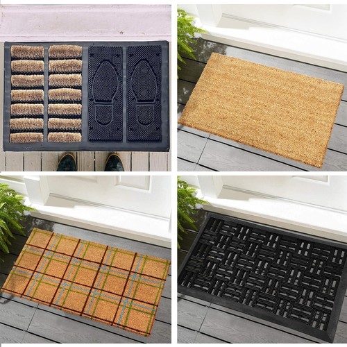 Natural coir door mat - coir,