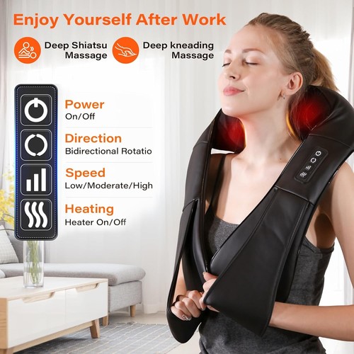 Electric shiatsu neck back - shiatsu,