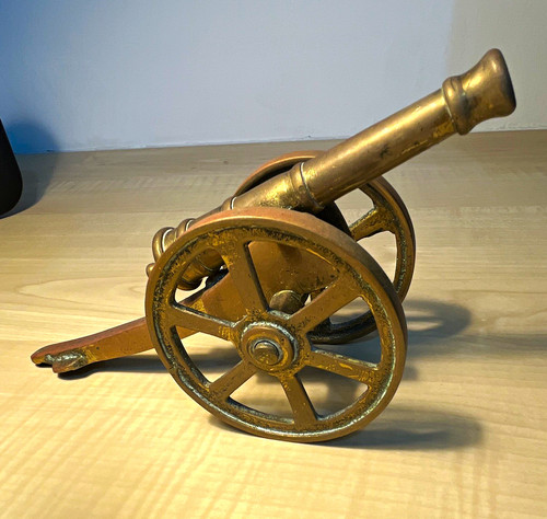 Solid brass cannon - solid,