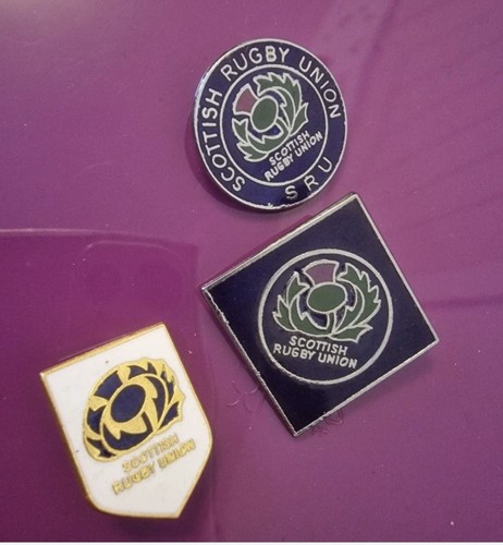 Scottish rugby badges - scottish,