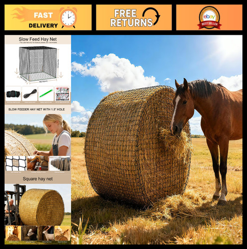 5x5ft round bale - bale, hay