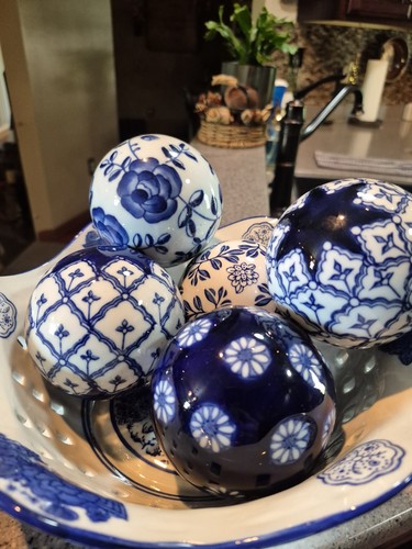 Cobalt blue white - blue, chinoiserie