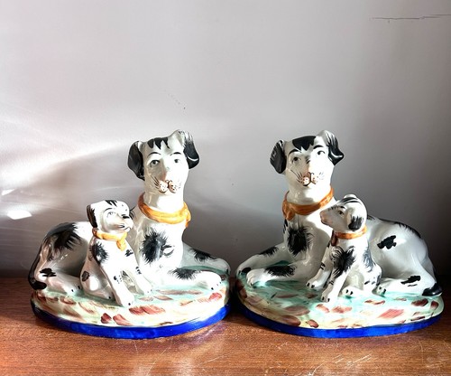 Rare pair antique black - of, &
