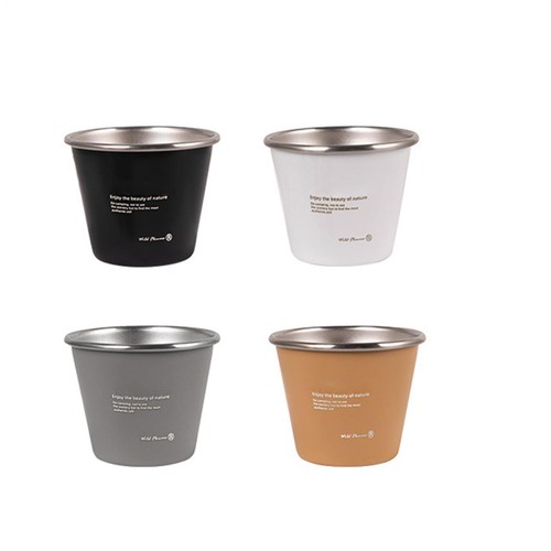 4pcs stainless steel shot - stainless,
