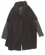 Annette Gortz Womens Green Overcoat Coat Size M Snap