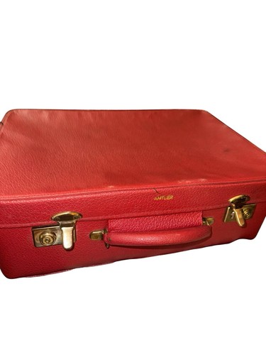 Vintage antler red vanity case - antler,