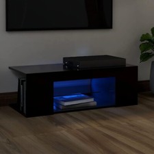 TV Cabinet with LED Lights TV Stand TV Unit Hall Entertainment Centre vidaXL