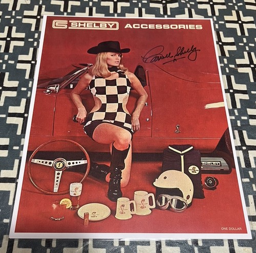 Carroll shelby autographed - carroll,