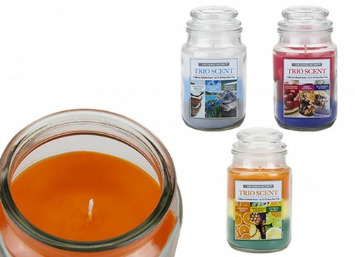 Bell jar candle trio - 5,