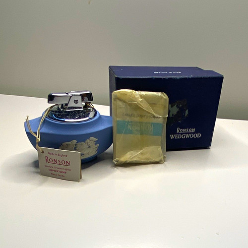 Ronson wedgwood blue ceramic - ronson,