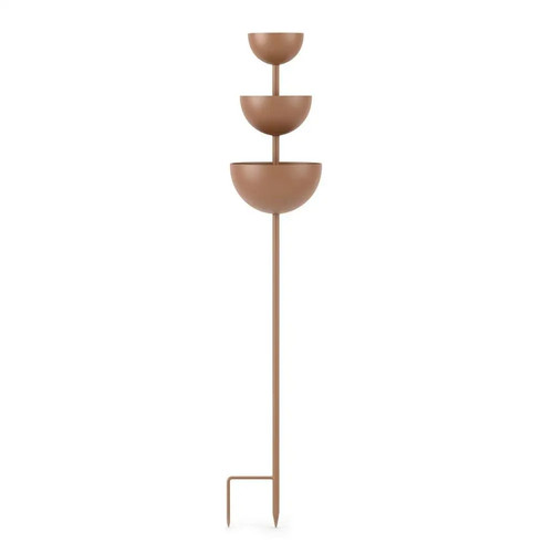 Metal bird bath water - bird,