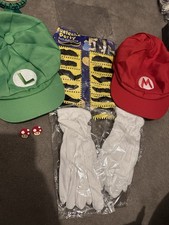 Mario Luigi Costume Cosplay