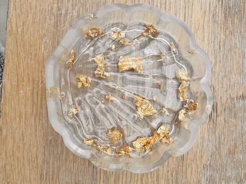 Epoxy resin sea shell dish - sea,