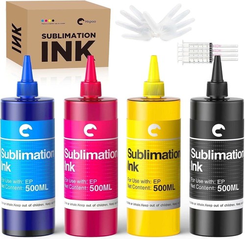 4x500ml hiipoo sublimation ink - 4x500ml,