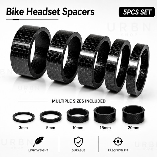 Carbon fiber bike headset - fiber,
