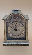 Swiza 8 Tempus Fugit Vintage Small Carriage Alarm Clock Swiss Made Working Rare