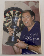 John Lowe 1993 Darts World Champion Signed / Autographed 8 x 12" Photo