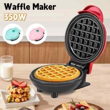 Mini Waffle Maker Electric Breakfast Non Stick Pancake Bubble Egg Cake UK