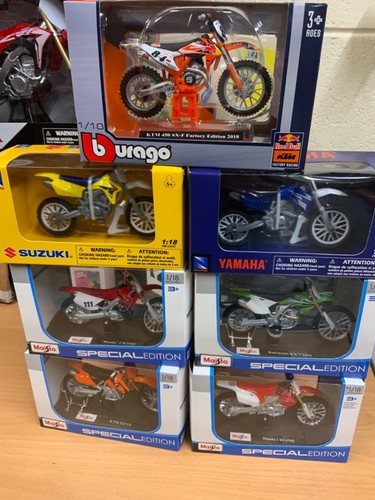 Die cast motocross - 1:18, die-cast