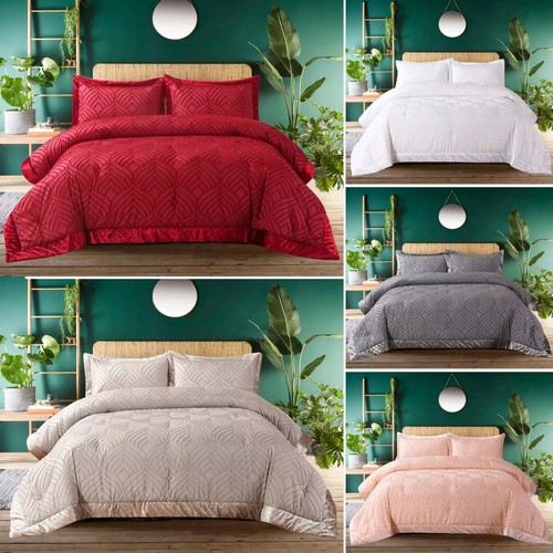 3piece embossed bedspread - 3piece,