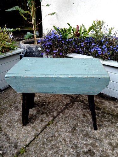 Vintage wooden stepping - wooden,