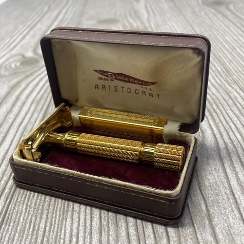 Vintage gillette gold tone - vintage,