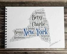 Personalised New York Word Art