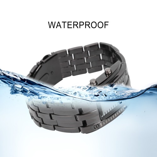 Led watch unique binary - unique,