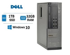 Dell/HP Computer PC Quad Core i7 / 32GB RAM / 2TB HDD/SSD Windows 10 PC WIFI