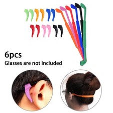 6 Set Silicone Eyeglasses Glasses Sunglasses Strap Sports Band Cord Holder