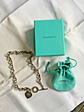 Tiffany And Co. Return To Tiffany Tag Toggle Necklace Sterling Silver 16” 74.2g