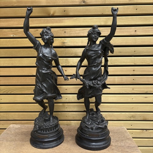 Antique french spelter - antique, figures