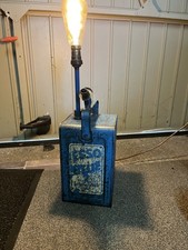 Old Esso Blue Can Lamp