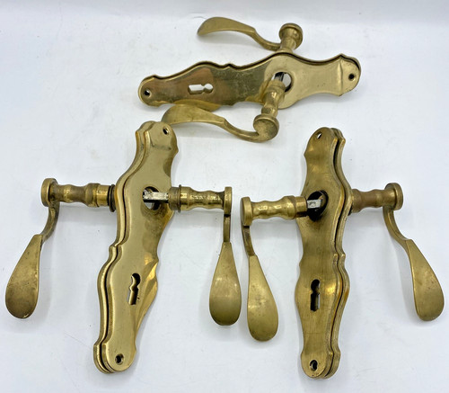 Vintage french door handles - french,